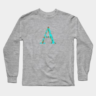 Alpha Pineapple Letter Long Sleeve T-Shirt